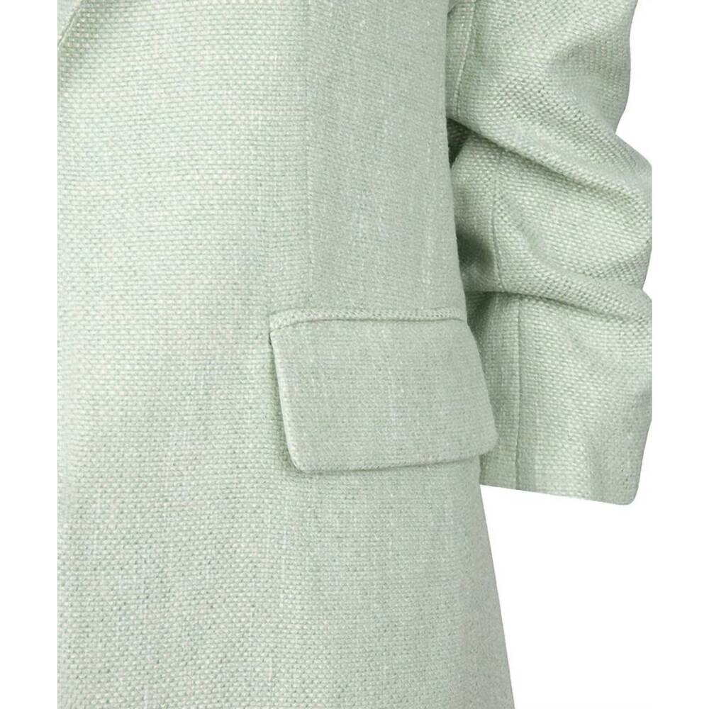 NEW ESQUALO pietta linen look blazer in pastel green - Picture 6 of 8